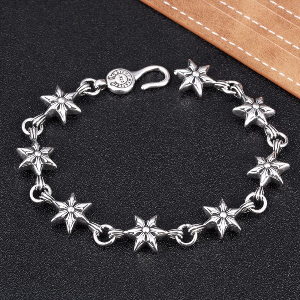 Chrome Hearts Star Silver Bracelet